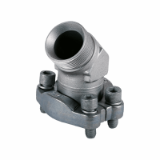WFG / WFG-X - SAE-45° Flange adapter BSPP-60° - forged