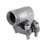 WFG - SAE-90° Flange adapter BSPP-60° - forged